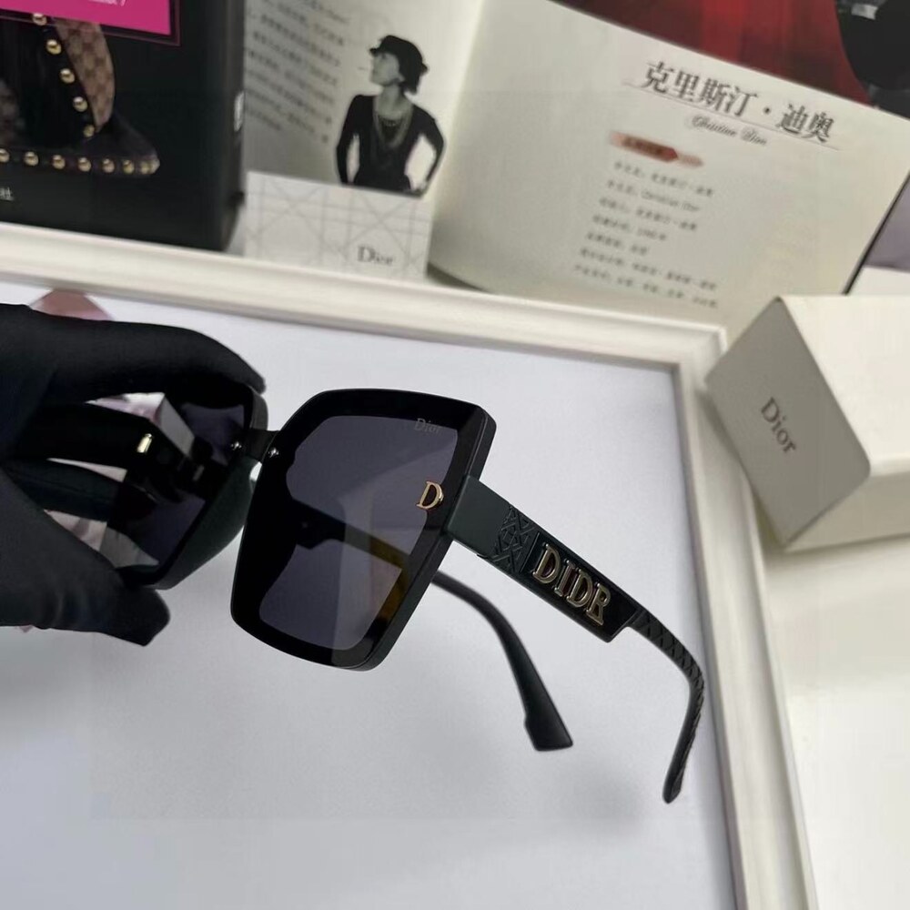 Dior Black Oversized Square Sunglasses